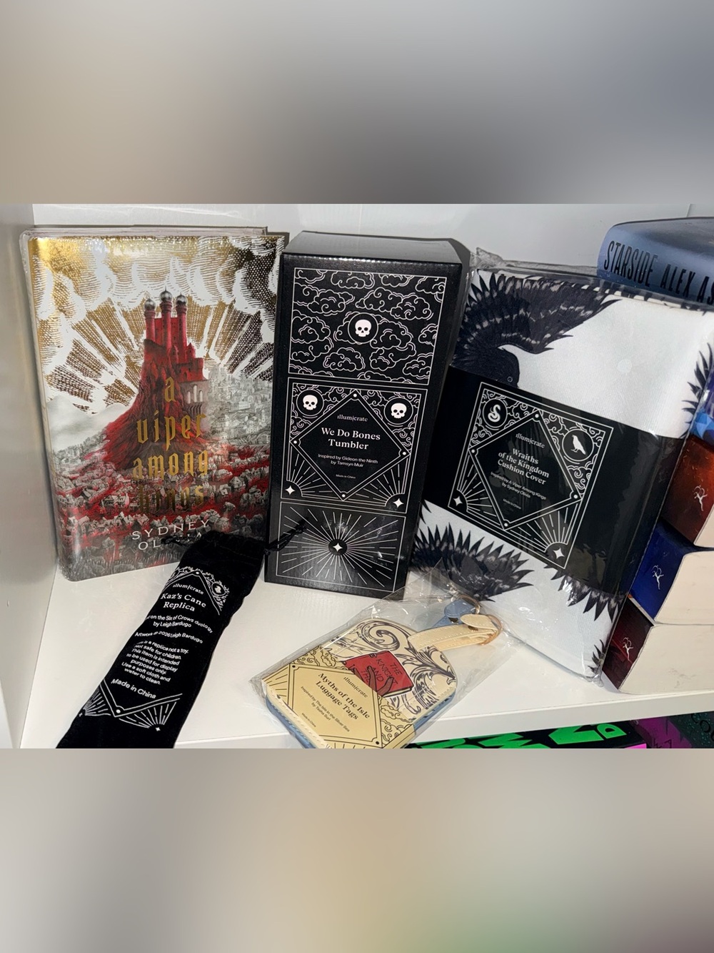 Illumicrate August Full Box A Viper Among Kings by Sydney Olivia